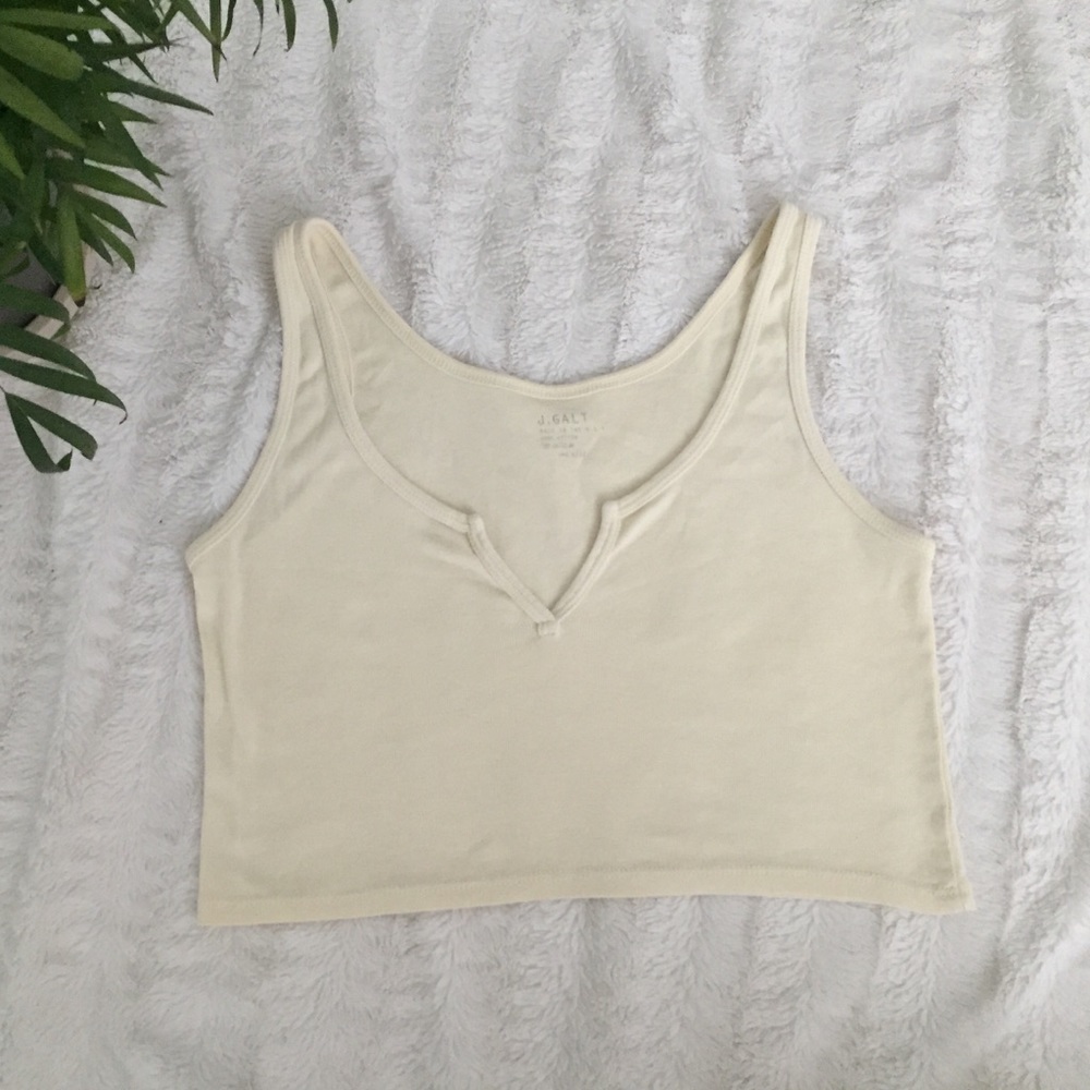 Brandy Melville light yellow top